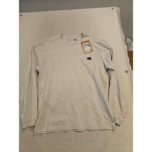 Fintech Coastal Performance Long Sleeve UV Men's Size L  Gray New
